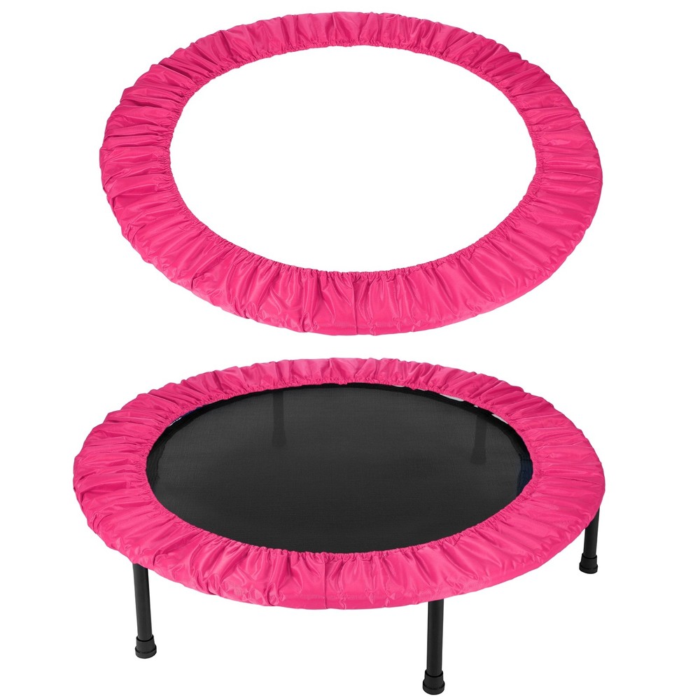 Trampolines Spring Cover 6 Holes Trampolines Replacement Cover 32″ & Rose Red