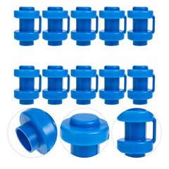 10Pcs Durable PP Trampoline Pole Caps Blue Replaceable Safety Net Ends