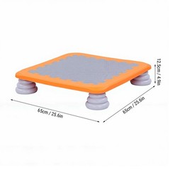 Orange Mini Trampoline For Kids Sensory Trampoline Bouncing Board With Non NPWD