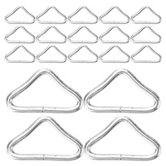 35 Pcs Horseshoe U-shaped Clasp D-ringst Clasps Metal Roller Buckles Copper