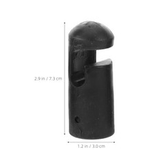 8pcs Black Trampoline Pole Covers – Durable Replacement Caps, Easy Install, Fits