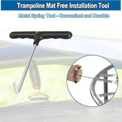 12FT 14FT 15FT Trampoline Mat Replacement, Fits 5.5″ Springs 72 80 V-Hooks round