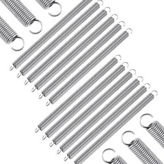 pcs Extension Springs,304 Stainless Steel Extension Springs 0.047″x0.4″x6.5″ 12