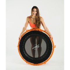 JumpSport 350 PRO Fitness Trampoline, Cardio Workout Equipment, 39 Inch, Orange