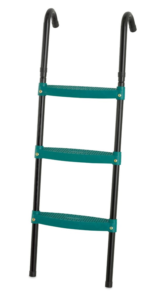 40″ Trampoline Foldable Ladder with 3 Green Steps – Universal Accessory Kit