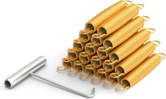 20-Pack 5.5″ Replacement Trampoline Springs & T-Hooks Included