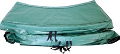 Weather-Resistant 12 Foot Trampoline Spring Pad – Safety Tested Green PVC