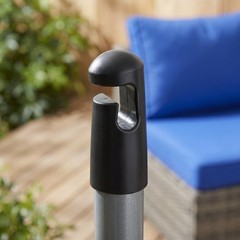6Pcs Reusable Trampoline Pole Caps Durable Plastic Covers Black for Enclosures
