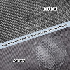 Hareyou Trampoline Patch Repair Kit 4 inch Circle On Patches | Repair Trampol…
