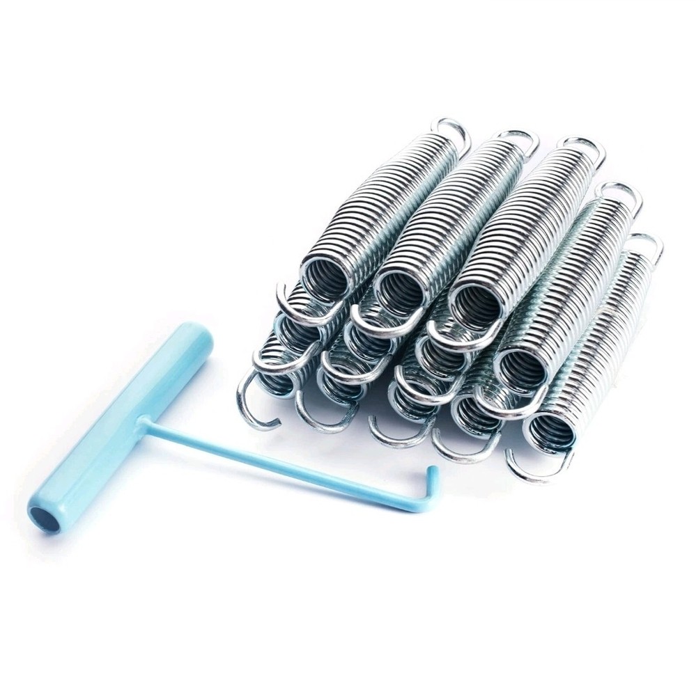 SkyBound Trampoline Springs 14pk (3.5″ to 8.5″ sizes) Thicker Steel Replacement