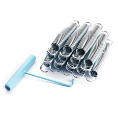 SkyBound Trampoline Springs 14pk (3.5″ to 8.5″ sizes) Thicker Steel Replacement