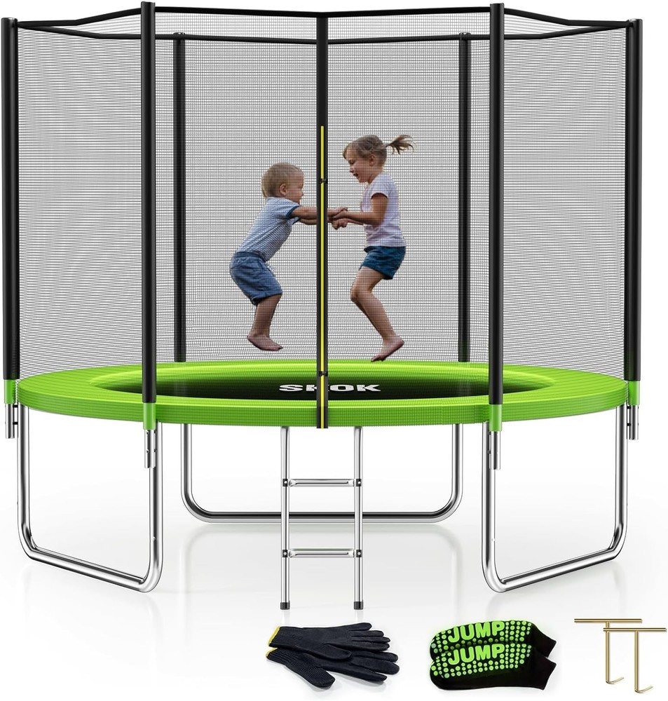 ASTM Trampoline SKOK Kids 400LBS Outdoor w Net