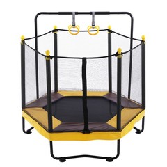 54 Inch Trampoline for Kids with Enclosure, Indoor & Outdoor Toddler Trampoline