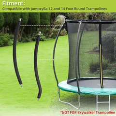 JIANBENKJ Trampoline Poles Replacement for Skywalker or Jumpzylla,Galvanized Tra