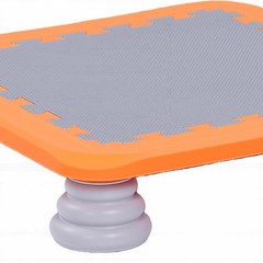 Orange Mini Trampoline For Kids Sensory Trampoline Bouncing Board With Non NPWD