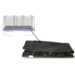 Skywalker Trampolines 9×15 Rectangle Jump Mat with 68 V-rings and 4 Black