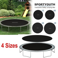 Replacement Trampoline Mat Fits 12ft 14ft 15ft Frame 72 88 96 Rings +Spring Tool