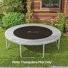 Trampoline Mat with 72 V-Hooks, Fits 12′ Trampoline, Green