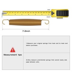 3.5″, 5.5″, 6.5″, 7″ Trampoline Springs with Free T-Hooks, 7.0inch 20