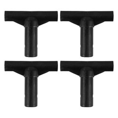 4 Pcs Trampoline Shape Parts Replacement Tube Connector Enclosure Pole Caps