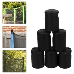 6 Pcs Trampoline Replacement Parts End Caps Enclosure Post Cover Net Pole