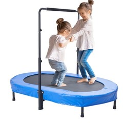 Uimoso 56″ Trampoline for Kids Foldable Mini Toddler Trampoline Indoor Outdoor