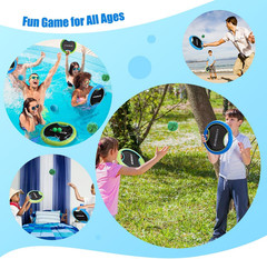 Trampoline Paddle Ball Set with 2 Bouncy Paddles & 4 Balls – Soft Foam Design fo