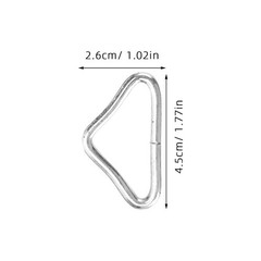 72 Pcs Triangle Trampoline Hardware Kids Replacement Parts Buckle