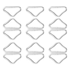 72 Pcs Metal Triangle Ring Steel Rings Kids Trampoline Replacement Parts