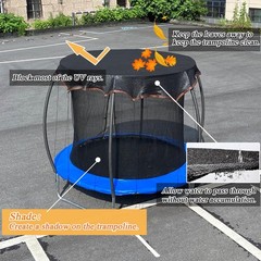 XATAMIO Trampoline Shade Cover 16FT Round Heavy Duty Trampoline Cover for Sun…