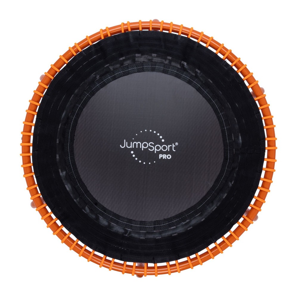JumpSport 350 PRO Fitness Trampoline, Cardio Workout Equipment, 39 Inch, Orange