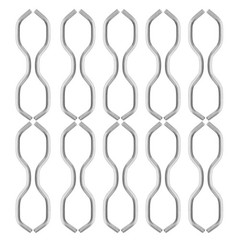20Pcs Reusable Trampoline Connector Parts Heavy Duty Zinc Steel for Outdoor Use