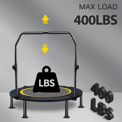 40In Folding Trampoline Trampoline Rebounder Trampoline Fitness Trampoline with