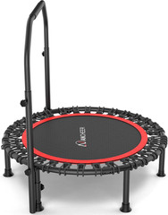ANCHEER 40″/48″ Foldable Mini Trampoline,Max Load 450Lbs/550Lbs Indoor Trampolin