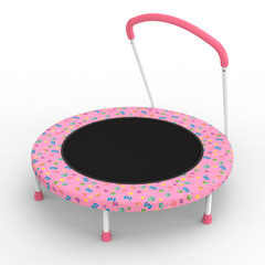 36inch Trampoline for Kids Ages 1-6 Indoor Outdoor Trampoline with Handle Fun
