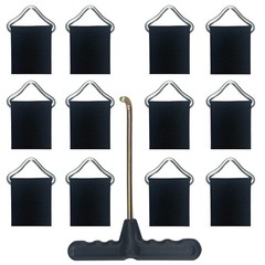 12pcs Trampoline Triangle Buckle Trampoline Springs Trampoline Mat Triangle Rin…