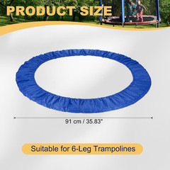 Trampolines Spring Cover, round Small Trampolines Replacement Cover, 6 Holes Saf