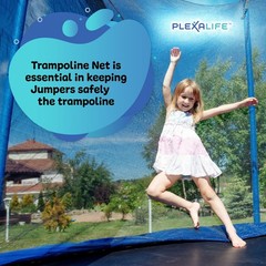 Trampoline Replacement Enclosure Surround Safety Net,Protective Top Ring Netting