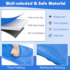 8Ft 10Ft 12Ft 14Ft 15Ft 16Ft Trampoline Pad, Tear-Resistant Edge Cover Springs P