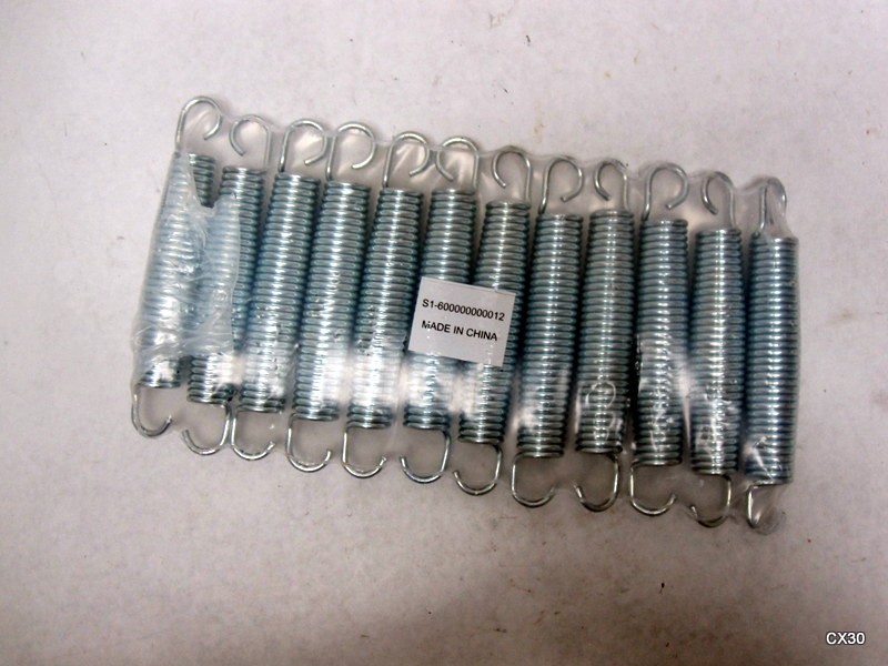12 Pack of Trampoline Springs Replacement 6 Inch Heavy Duty Stainless Steel