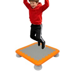 Mini Kids Bounce Trampoline Safe Anti-slip Indoor Outdoor Play for 3+ Children
