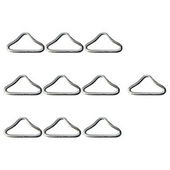 30 Pcs Trampoline Triangle Rings V-Rings 1.5 Inch Metal Rings