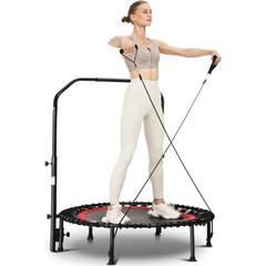 40″ Mini Trampoline Rebounder Fitness Training Workout Exercise 450LBS Indoor US