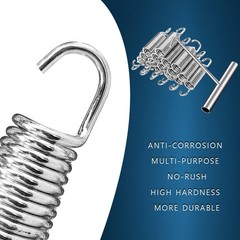 3.5 Inch Trampoline Springs16pcs Heavy Duty Trampoline Springs and an All-Ste…