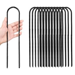 12 Pcs 12 Inch Trampoline Stakes: Trampoline Anchors High Wind Heavy Duty U S…