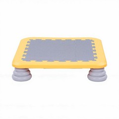 Yellow Mini Trampoline For Kids Sensory Trampoline Bouncing Board With Non LHEV