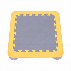 Yellow Mini Trampoline For Kids Sensory Trampoline Bouncing Board With Non LHEV