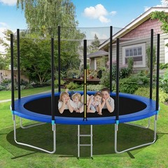 Topbuy 12/14/15/16FT Enclosure Net Trampoline Replacement Safety Net
