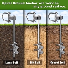 Earth Anchors for Trampolines, Sheds, and Mobile Homes – Fully Welded Design