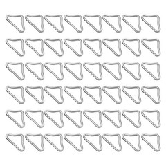 80 Pcs Triangle Ring Buckle Trampoline Hardware Rings Replacement Buckles